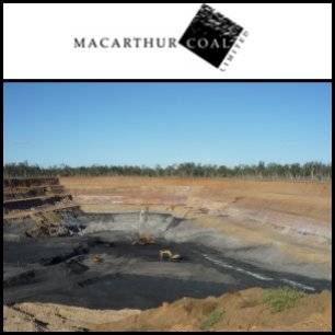 Macarthur Coal (ASX: MCC)dijo que ha tenido la garantia en la renta en mineria por su projecto en Middlemount mine, Queensland. El projecto ha sido desarrollado en conjunto adventurero Middlemount Coal Pty, entre Macarthur Coal y Noble Group(SIN:N21).