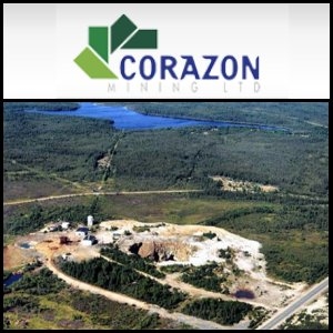 El Informe del Mercado Australiano del 26 De Noviembre Del 2010 Incluye: Corazon (ASX:CZN) Expande Proyectos de Metal Base en Canadá 