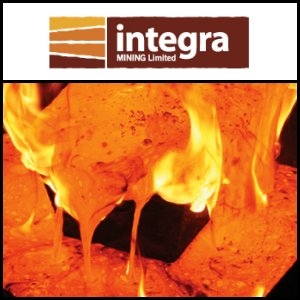 アジア市場活動レポート　2011年6月10日: Integra Mining Limited (ASX:IGR)は五月に7,909オンスの黄金産量で記録更新