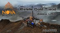 알래스카에서 Nova Minerals Limited(ASX:NVA) Estelle Gold 프로젝트의 3D 애니메이션