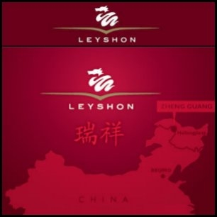 Leyshon Resources Limited (ASX:LRL)와 자사의 합작투자 파트너는 Zheng Guang 사업권을 소유하고 있는 Black Dragon Mining Company에 대한 각각의 지분을 Heilongjiang Heilong Mining Company에게 매각하는데 조건부 협약을 합의했다. Heilong은 Leyshon이 완전히 소유하고 있는 자회사인 China Metals Pty Limited의 지분 70%에 대해 2.3억 위안(RMB)를 지급할 예정이다.