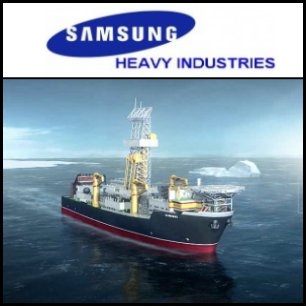 삼성 중공업(Samsung Heavy)(SEO:010140),  로열더치 쉘(Shell)(LON:RDSA)로부터 1.32조원의 LNG 설비 수주
