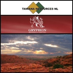 2010년 12월1일 호주 시장보고서: Tawana Resources (ASX:TAW), Gryphon (ASX:GRY)와 전략적 제휴 체결