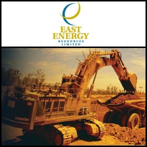 2011년 5월 2일 아시아 지역 활동 보고서: Blackall 석탄 프로젝트와 관련, JORC (Joint Ore Reserves Committee) 첫 추정 석탄 매장량이 4억 6천 9백만 톤에 이른다고 East Energy Resources Limited (ASX:EER)가 보고