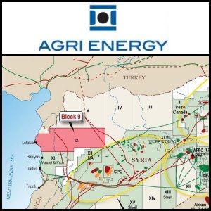 2011년 7월25일 아시아 현장보고서: Agri Energy Limited (ASX:AAE), 시리아 유정 시추 착수
