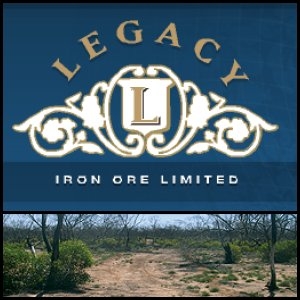 2011년 8월4일 아시아 현장보고서: Legacy Iron Ore Limited (ASX:LCY), Mt Bevan의 자철석 자원량 증가 가능성 발표