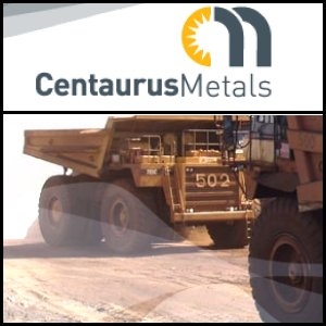 2011년 11월14일 아시아 현장보고서: Centaurus Metals (ASX:CTM), Jambreiro 철광석 프로젝트 사전 타당성조사 결과 발표